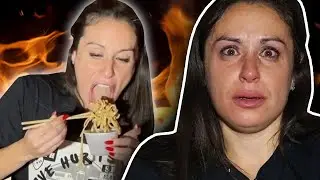 Breathing FIRE in The SPICIEST Food Challenge EVER!!!