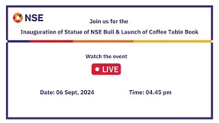 Inauguration of Statue of NSE Bull & Launch of Coffee Table Book