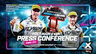 AX Tour 2023 Round 5 - Press Conference | Resorts World Arena Birmingham | Presented by Fix Auto UK