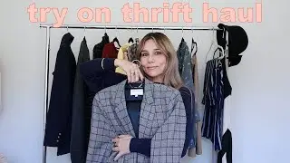 TRY ON THRIFT HAUL 🛍️ GORGEOUS VINTAGE AND MODERN THRIFTED FINDS 🛍️ THE JO DEDES AESTHETIC