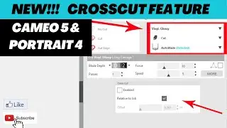 NEW! How to Set Up the Silhouette Auto Crosscut Feature on the Cameo 5 or Portrait 4