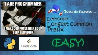 Leetcode - Longest common Prefix walkthrough 