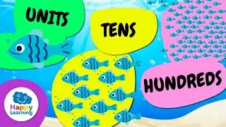 UNITS, TENS, AND HUNDREDS | Math for Kids | Happy Learning 🔢🧮 #math #mathforkids