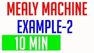 Construction of mealy machine example 2