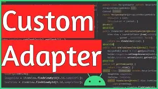 RecyclerView Adapter - RecyclerView Tutorial #6