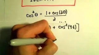 Power Reducing Formulas for Sine and Cosine, Example 1