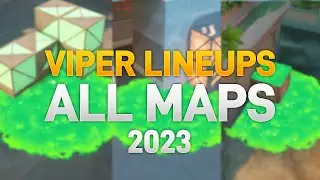 Viper Post-Plant Lineups Guide for ALL MAPS 2023 - Viper Molly Lineups