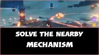Solve the nearby mechanism genshin impact seelie (red Spirit) puzzle quest guide