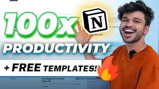 100x Productivity With NOTION | Free Notion Templates | Bunk Lessons Ep-6 | Sunstone