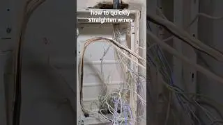 how to quickly straighten wires#shorts