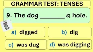 TENSES. MIXED GRAMMAR QUIZ. English Grammar Test: Tenses.