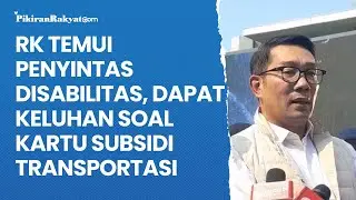 Ridwan Kamil Temui Penyintas Disabilitas di Jakarta, Dapat Keluhan Soal Kartu Subsidi Transportasi