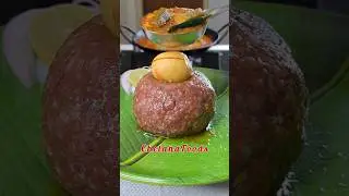 రాయలసీమ రాగి సంగటి | బెండకాయ గుడ్డు పులుసు🤤 ఎవరికి ఇష్టం combo?🤔 Ragi Sangati | Bendakaya Egg Pulusu