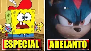 BOB ESPONJA ESPECIAL BLANCA NIEVES, SONIC 3 ADELANTO, GODZILLA NUEVA PELÍCULA