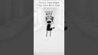 Dress to Impress but i have to play in black and white! 😳
