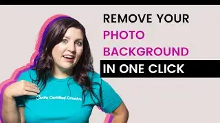 Remove Photo Background with One Click | Canva Tutorial with Kate Danielle