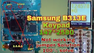 Samsung b313e keypad 147*2580 not working 1000% call key 2021