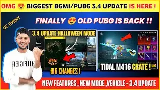 BIG CHANGES 🔴 Bgmi 3.4 UPDATE IS HERE | Bgmi / Pubg New Update | New X Suit Bgmi | Next UC Event