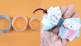 HOW TO MAKE HAIR BOWS EASY #94