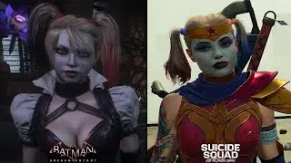 Batman Arkham Knight Vs Suicide Squad Kill The Justice League : Harley Quinn | Comparison