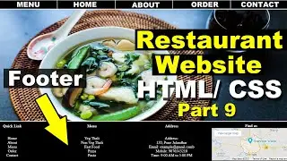 How to create a website like Swiggy and Zomato with HTML/CSS, Website for restaurant using HTML/CSS