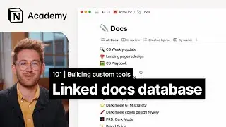 Customize a docs database for your team