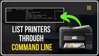 How To List Printers In Command Line | List Installed Printers in Windows 11 & Windows 10