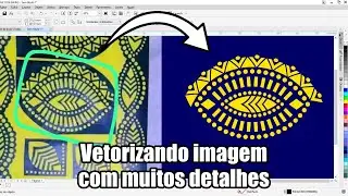 Como vetorizar uma imagem com muitos detalhes no CorelDRAW