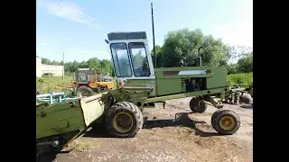 СЕНОКОС 2021г.КОСИЛКА немка Е303 Замена ходовых ремней на косилке!