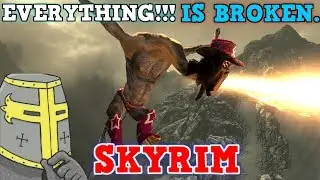 Breaking Skyrim With Mods! The Elder Scrolls is broken Feat. The Spiffing Brit & Sorrow TV - Part 1