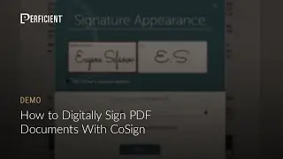 How to Digitally Sign PDF Documents with CoSign