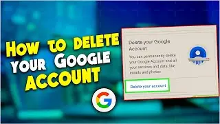 How to delete your Google account 2024 | Delete Google Account .