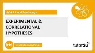 Experimental & Correlational Hypotheses Explained | Research Methods | A-Level Psychology