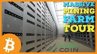 MASSIVE Crypto Mining Farm Tour | Bitcoin, Dash, and GPU Mining!