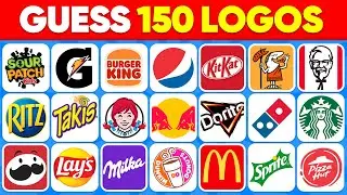 Guess the Logo in 3 Seconds | 150 Famous Food & Drink Edition 🍕🥤 Logo Quiz 2024