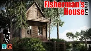 Fisherman's House Exterior Tutorial - 3Ds Max - Corona Renderer - Photorealistic render