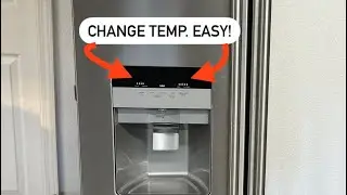 MAYTAG - HOW TO CHANGE TEMPERATURE SETTING FREEZER