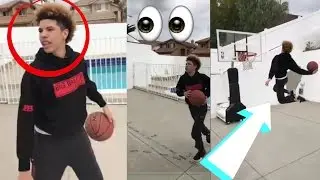 I Dunked with Lamelo Ball And Lonzo Ball in their Backyard Like Zion Williamson!