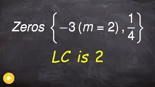 How to write polynomial with a LC of two