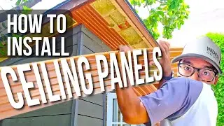 Easy ceiling and wall panels with PVC and fiber cement boards