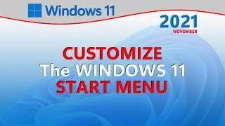 Customize the Windows 11 Start Menu