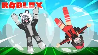 Жизнь в ШАРЕ! Машка Убивашка и Панда в Roblox Marble Mania