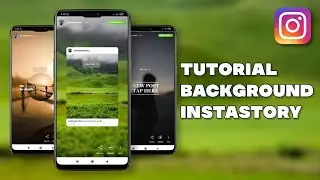 TUTORIAL CARA MEMBUAT BACKGROUND INSTASTORY SHARE POST TERBARU 2020!! || Instagram Stories Trick