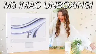 UNBOXING THE M3 iMAC in SILVER! | 2023 24