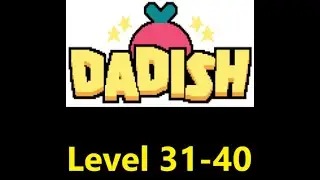 Dadish Walkthrough - World 4 Level 31-40 - All Stars (31 32 33 34 35 36 37 38 39 4)