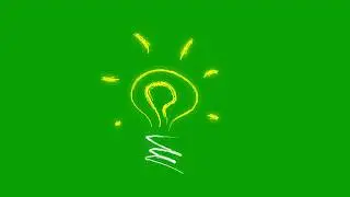 Light Bulb Animation - 4K Green screen FREE high quality effects