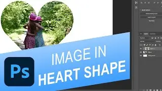 How to Put Image in Heart Shape in Photoshop