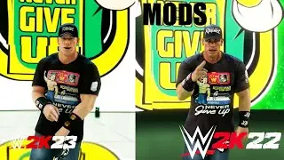 WWE 2K23 vs WWE 2K22 Mods!