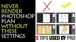 5 Pro tips !! Before start Rendering Architectural Plan