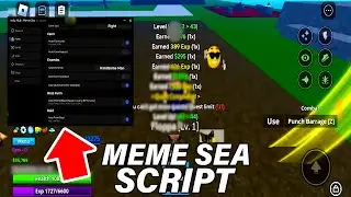 Meme Sea Script / GUI | Auto Farm, Auto Stats, Teleports, Auto Raid, Sea Meme & More